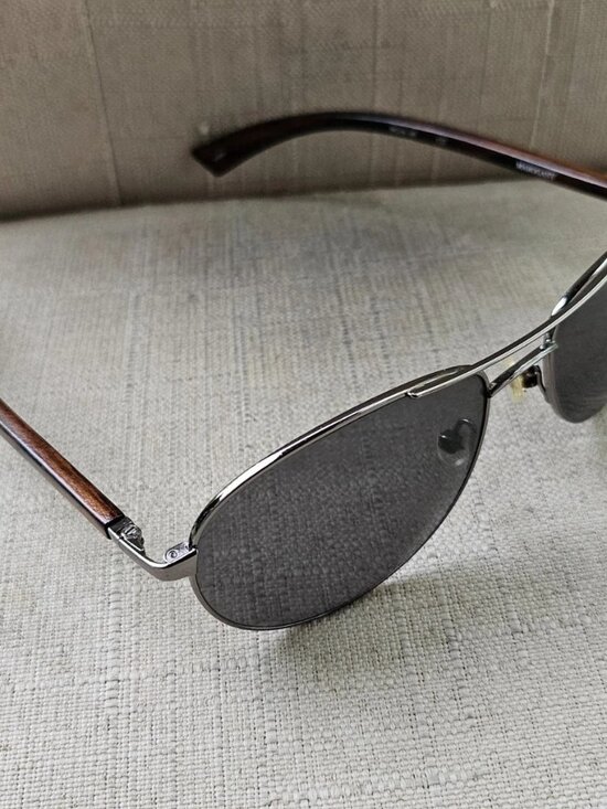 See Sunglasses Polarized Gunmetal Tone Eyewear Shades main image 4